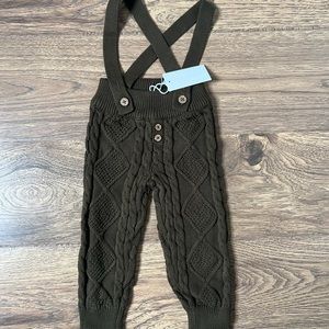 Suspender pants - cedar